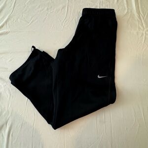 Nike Therma-FIT Men’s Black Fleece Jogger Pants Size L Athletic Training